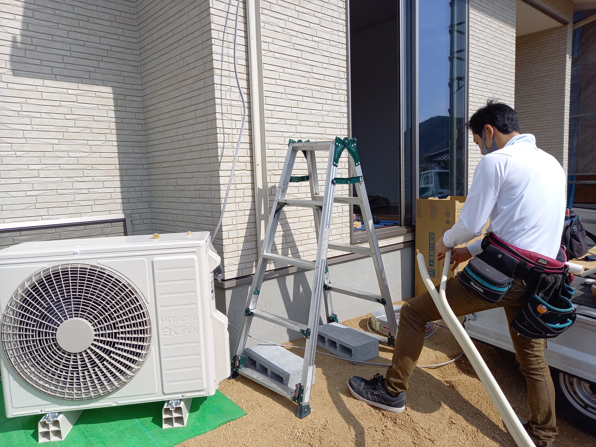 エアコン工事 アトム赤磐店 光伸ホームサポートブログ