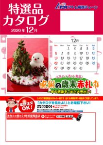 特選カタログ12月号配信しました。
